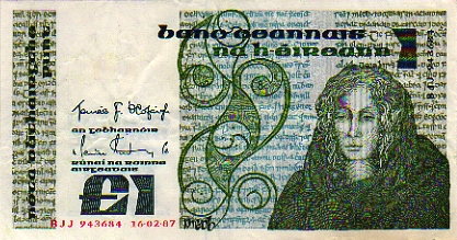 Recto 1 Livre irlandaise (1987)