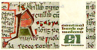 Verso 1 Livre irlandaise (1987)